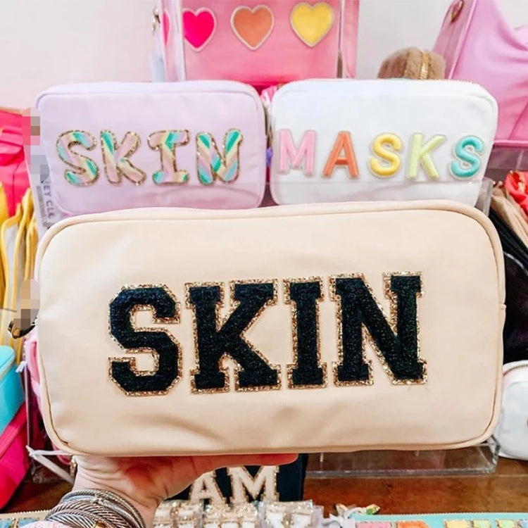 Personalized XL Nylon Makeup Bag