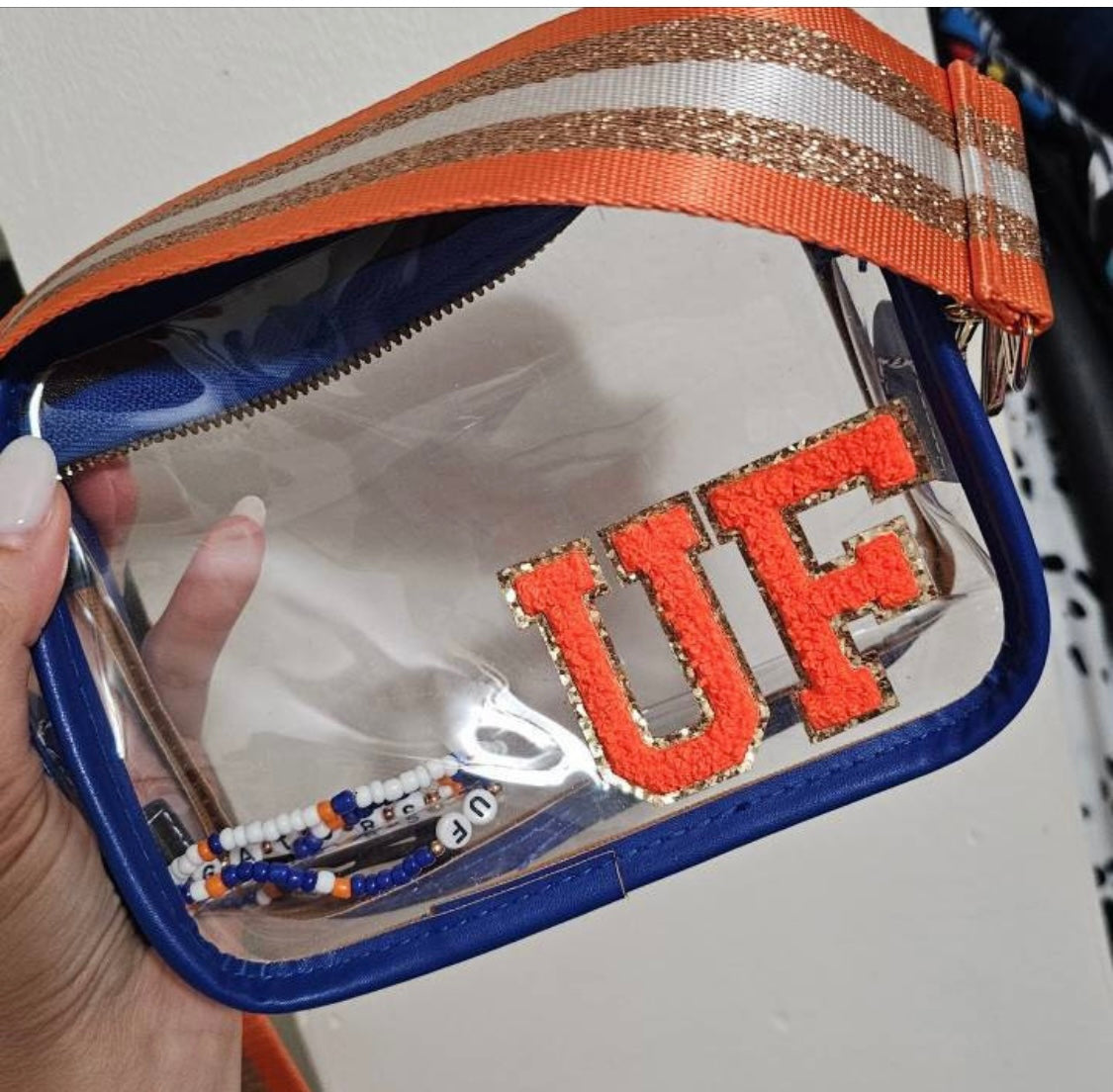 Elizabeth Clear Stadium Crossbody Bag