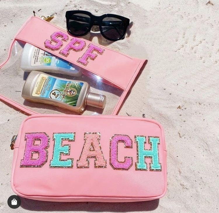 Personalized XL Nylon Makeup Bag