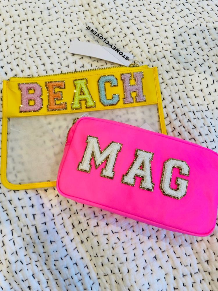 Personalized XL Nylon Makeup Bag