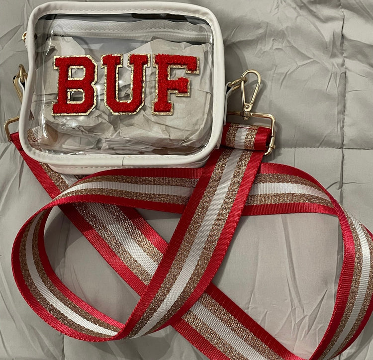 Elizabeth Clear Stadium Crossbody Bag
