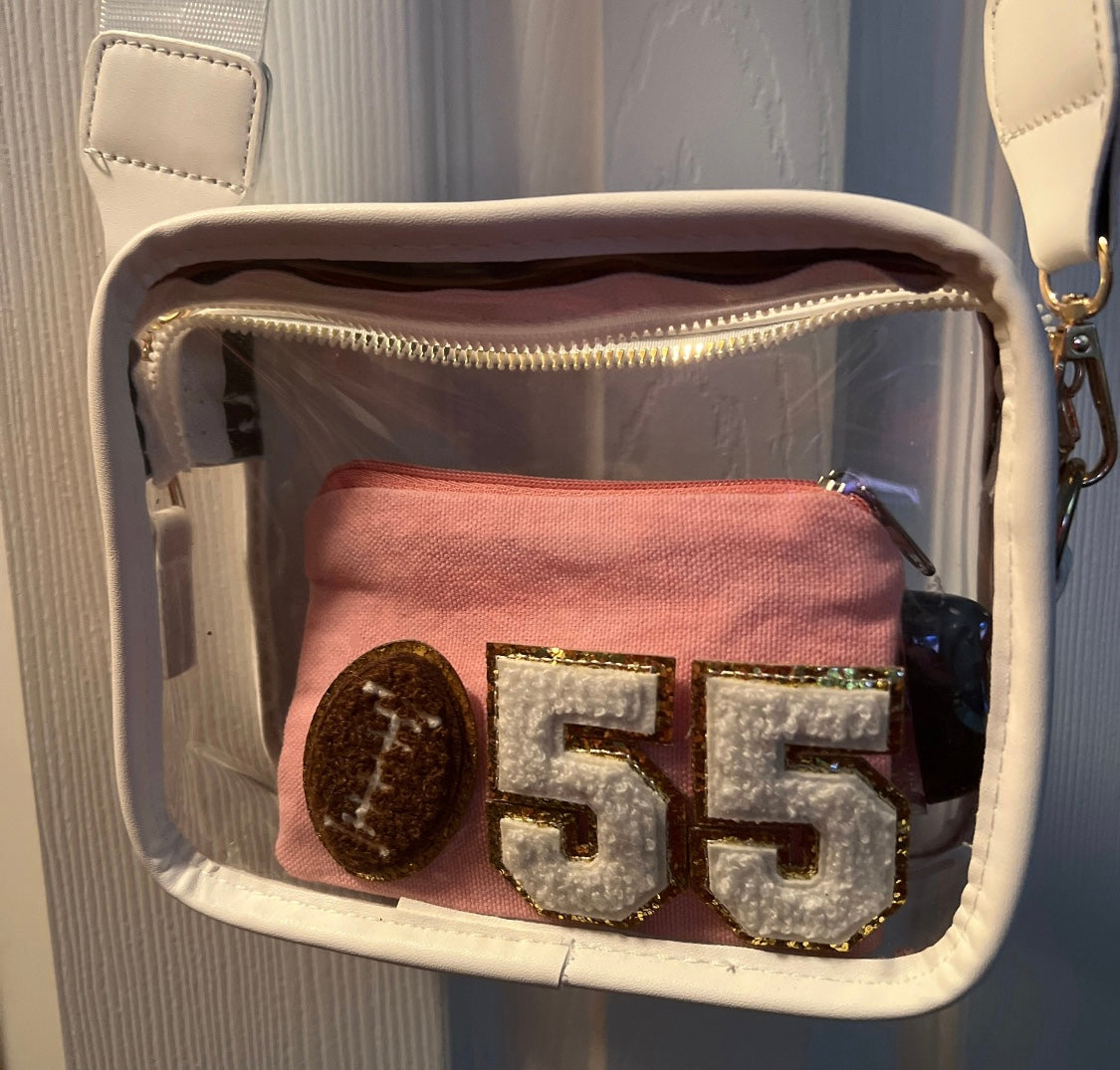 Elizabeth Clear Stadium Crossbody Bag