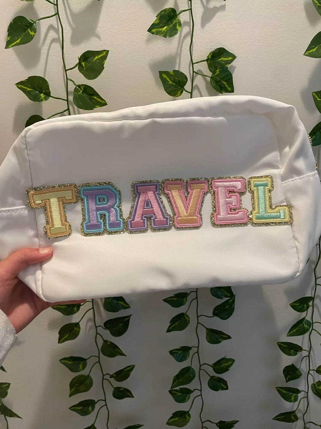 Personalized XL Nylon Makeup Bag