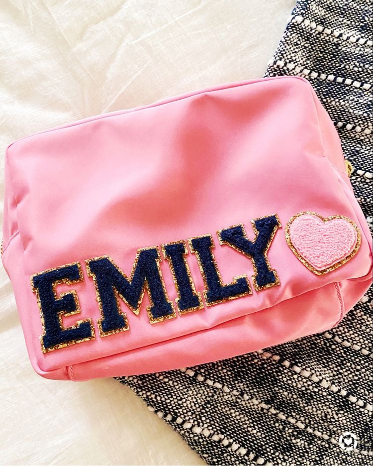 Personalized XL Nylon Makeup Bag