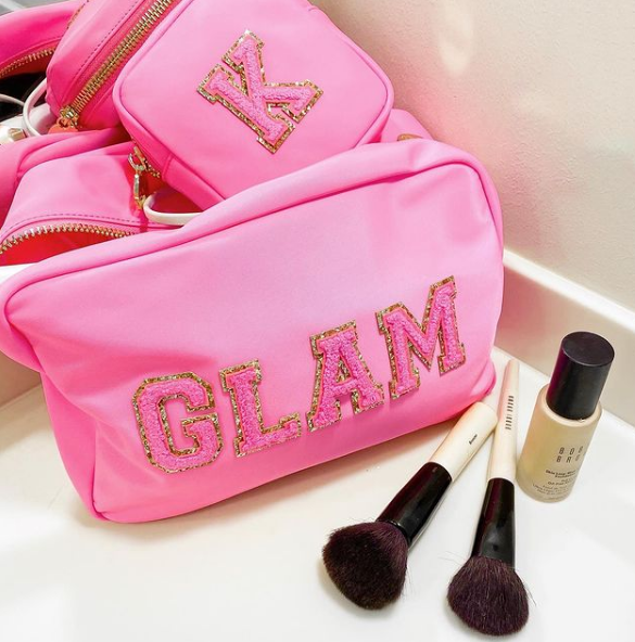 Personalized XL Nylon Makeup Bag