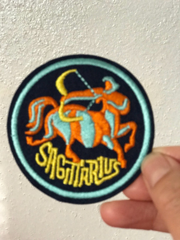 Creative Sagittarius iron On Patch -Embroidered Sew On Patch（11/22-12/21）