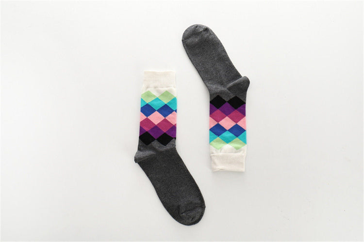 Diamond Pattern Socks