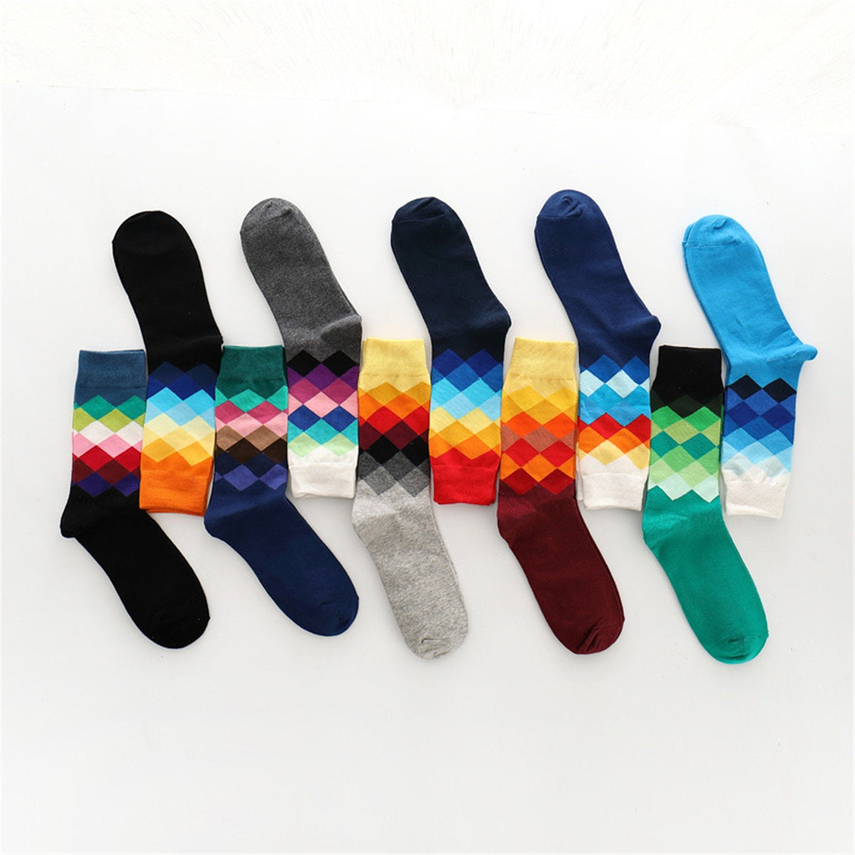 Diamond Pattern Socks