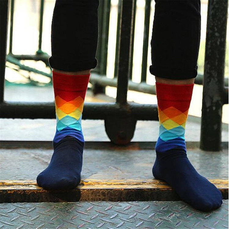 Diamond Pattern Socks