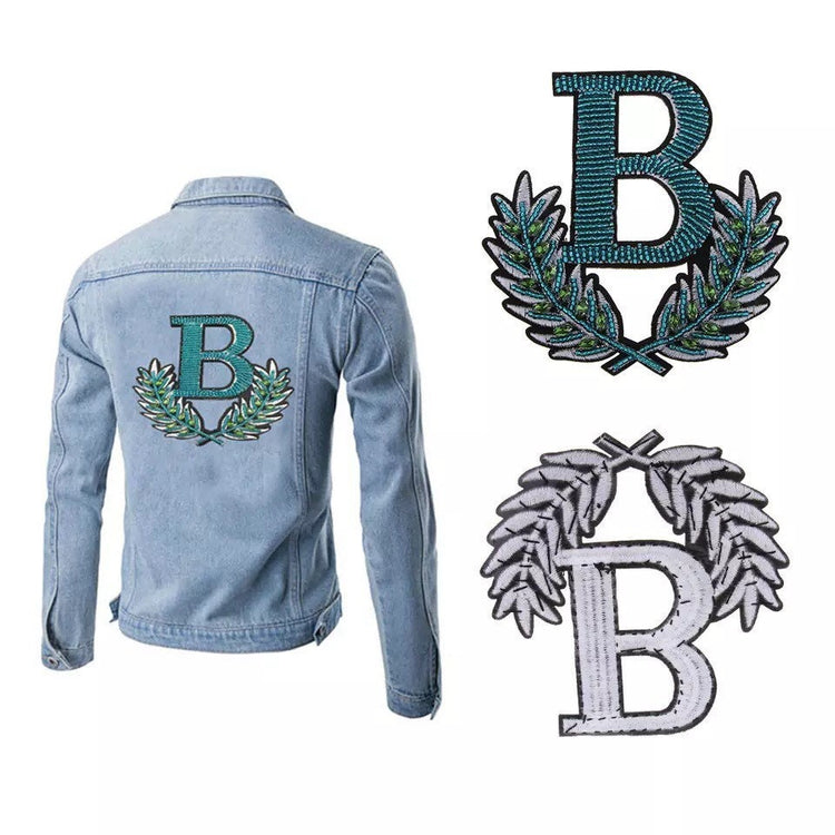 Beaded Letter B Patch