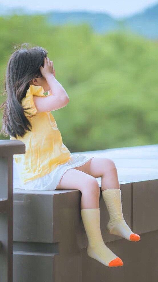 Color Block Kids Knee-High Socks