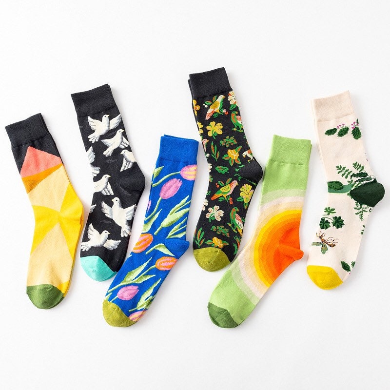 Diamond Pattern Socks