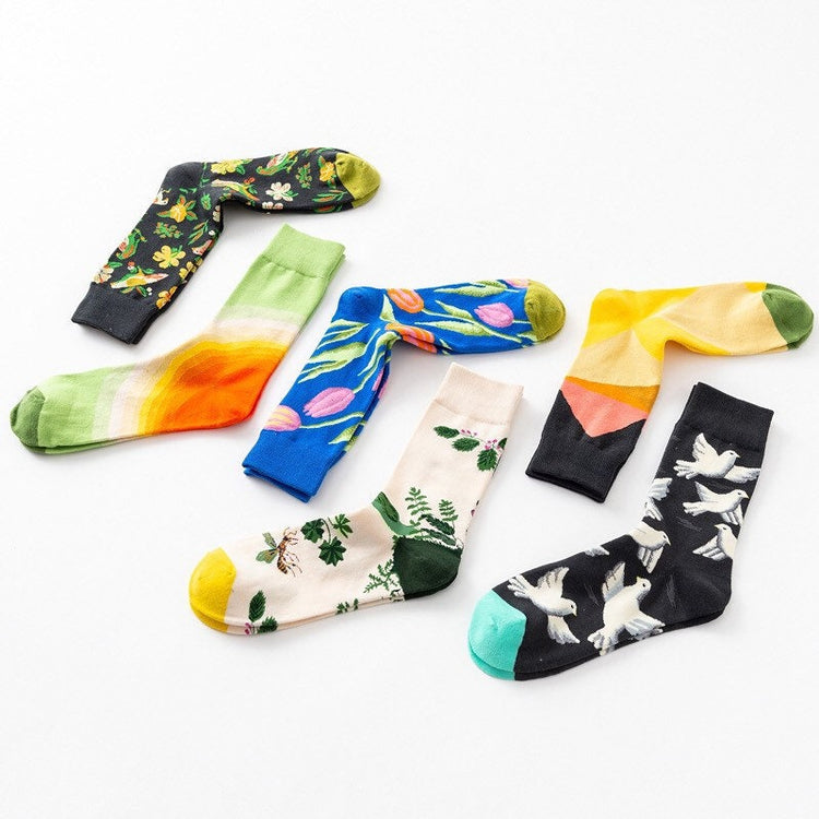 Diamond Pattern Socks