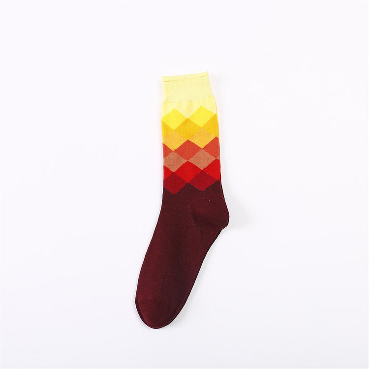Diamond Pattern Socks