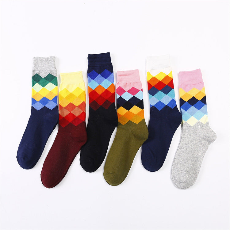 Diamond Pattern Socks