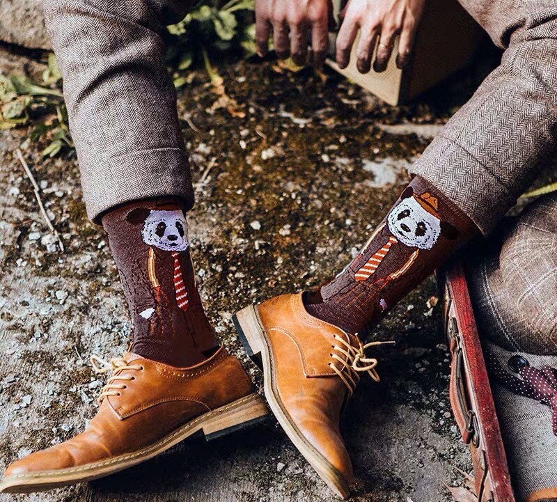 Panda Dress Socks