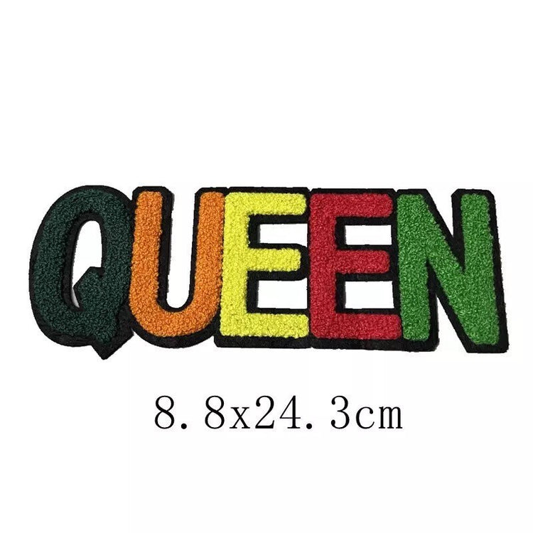 Designer Chenille Letter Patch