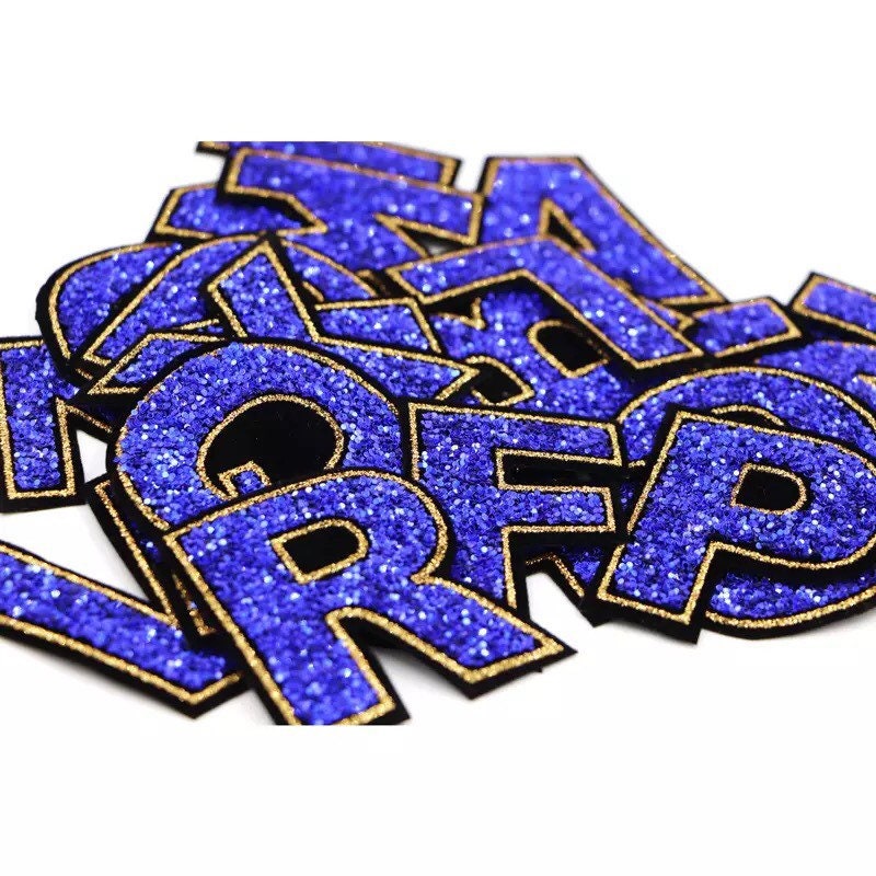 Blue Vintage Appliqué Patches