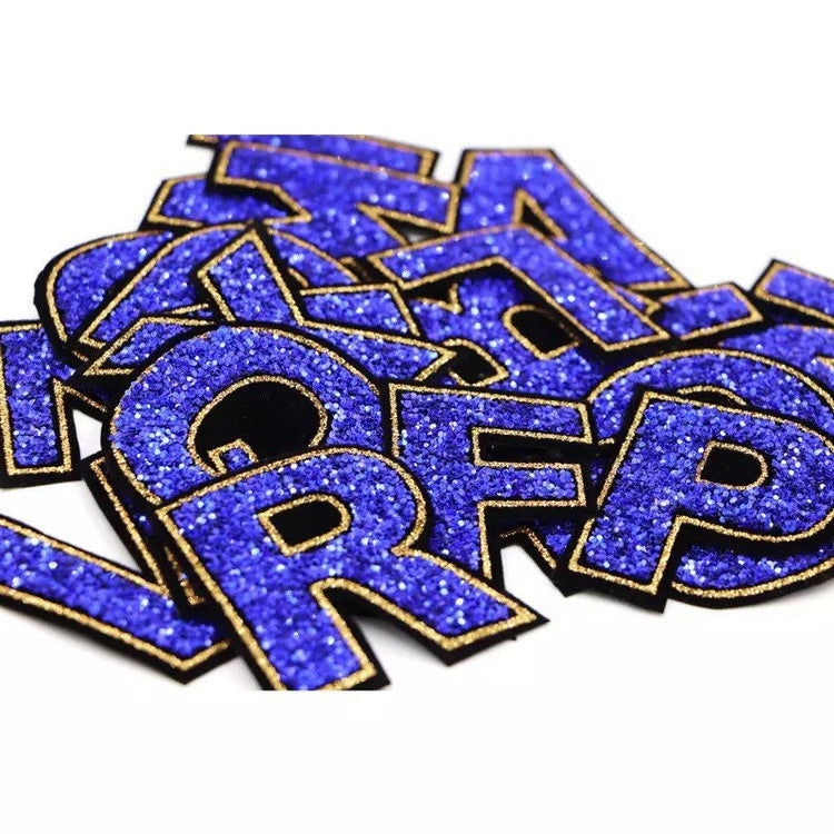 Blue Vintage Appliqué Patches