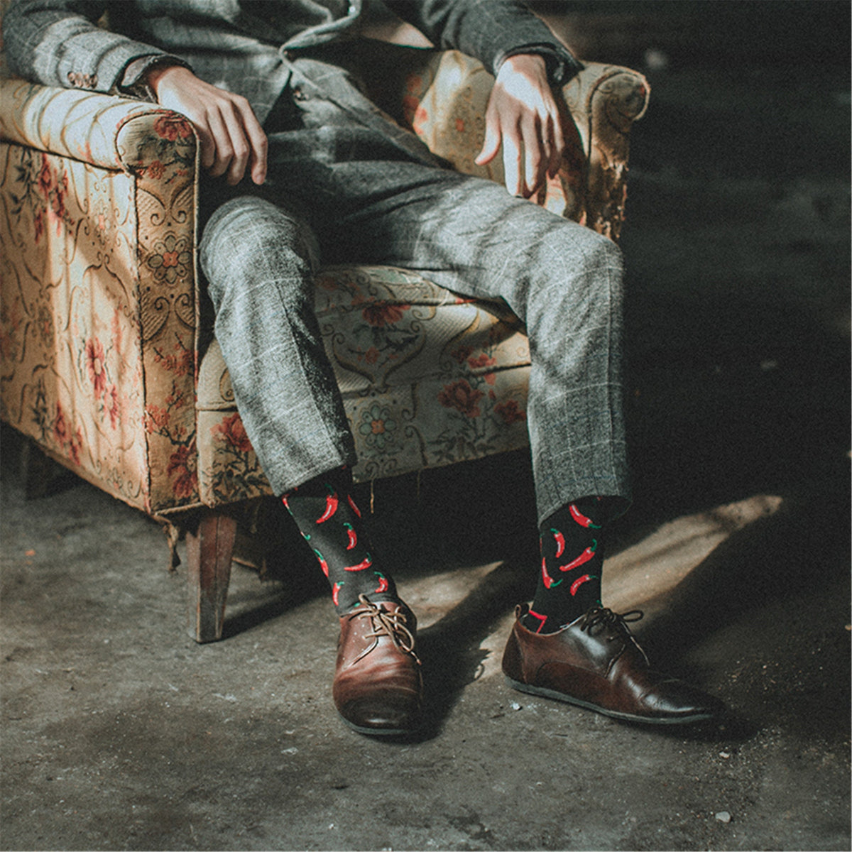 Red Pepper Dress Socks