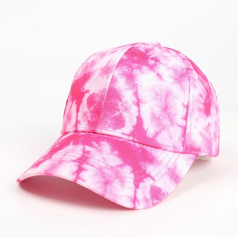 Tie-Dye Embroidered Hat