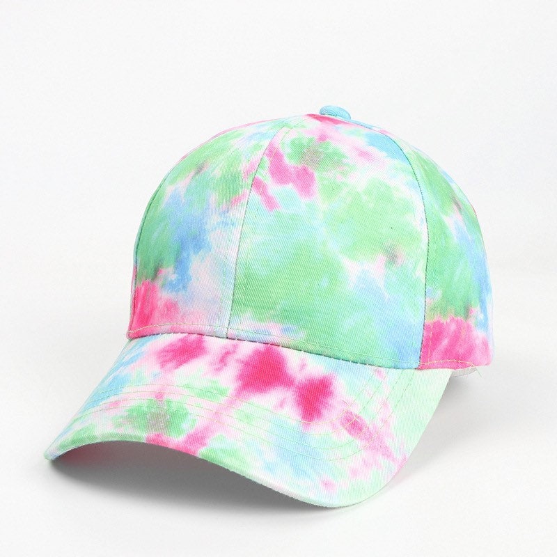 Tie-Dye Embroidered Hat