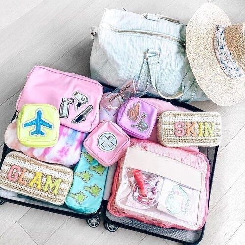 Personalized XL Nylon Makeup Bag