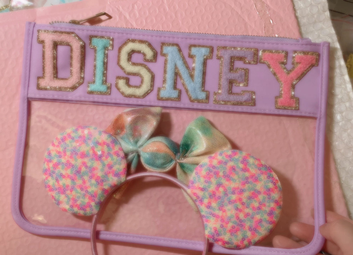 Disney Clear Cosmetic Bag