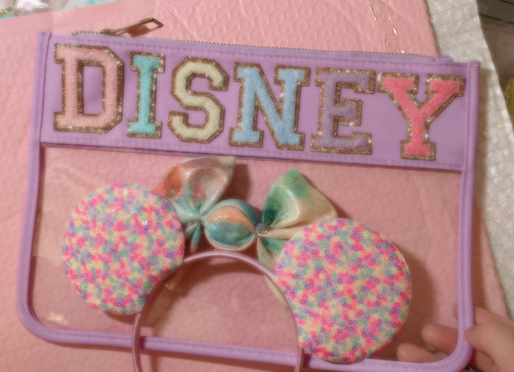 Disney Clear Cosmetic Bag