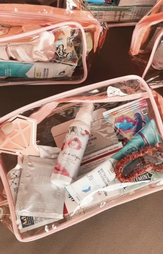 Enya Small Clear Toiletry Bag