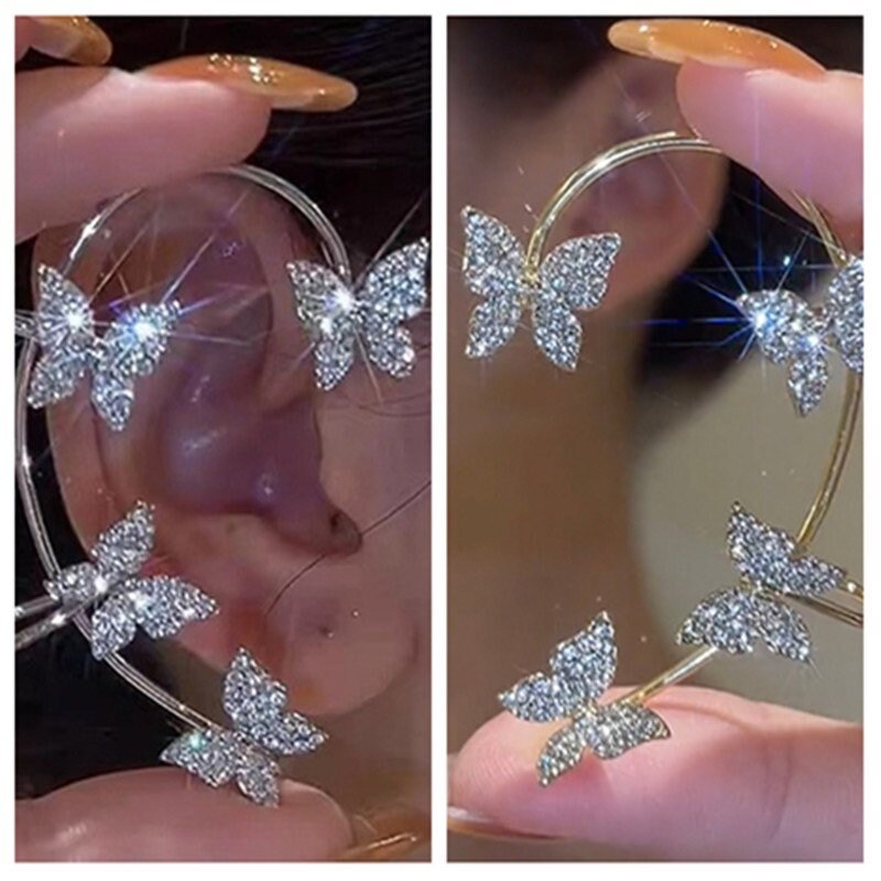 Butterfly Christmas Earrings