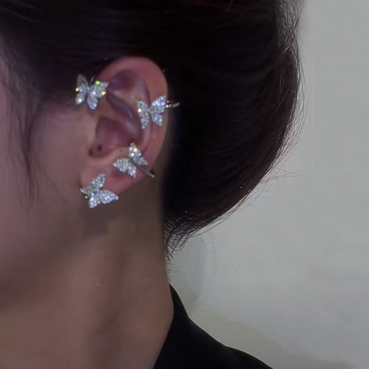Butterfly Christmas Earrings