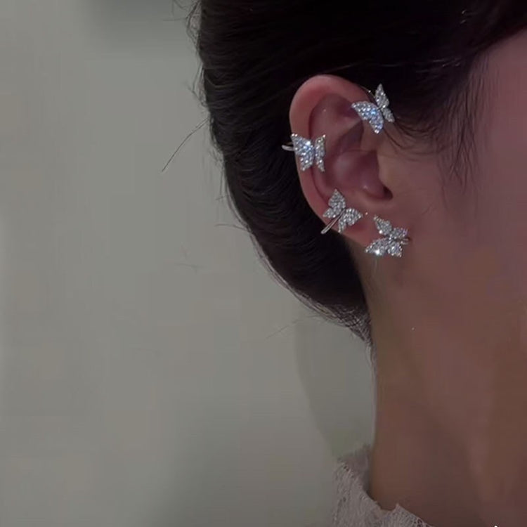 Butterfly Christmas Earrings