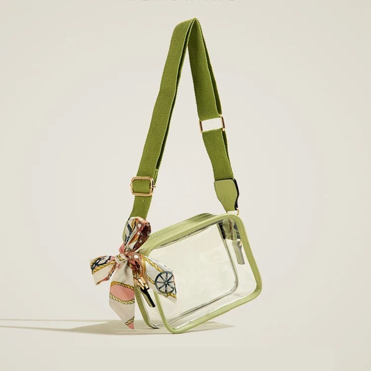 Elizabeth Clear Stadium Crossbody Bag